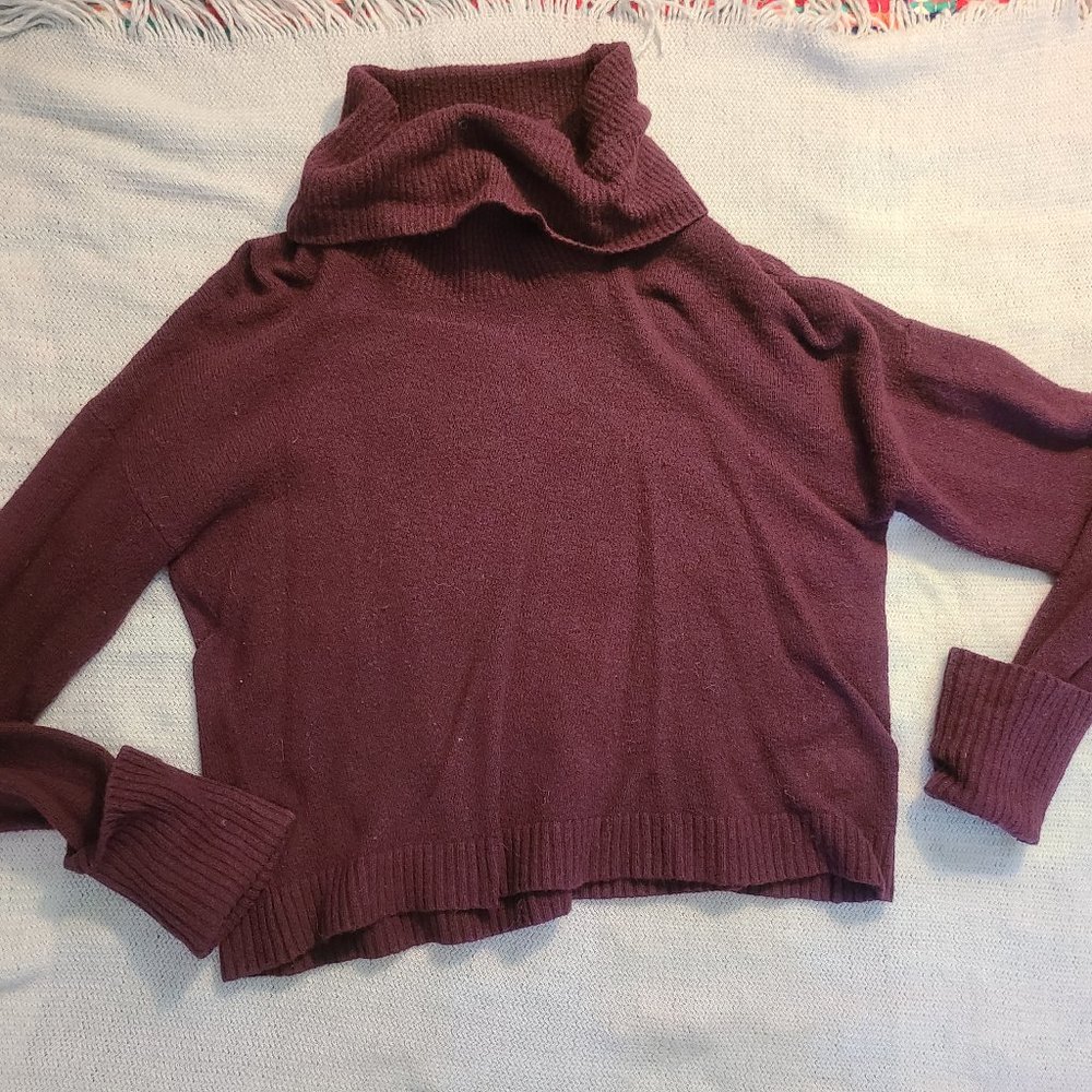 Maroon Turtle neck sweater